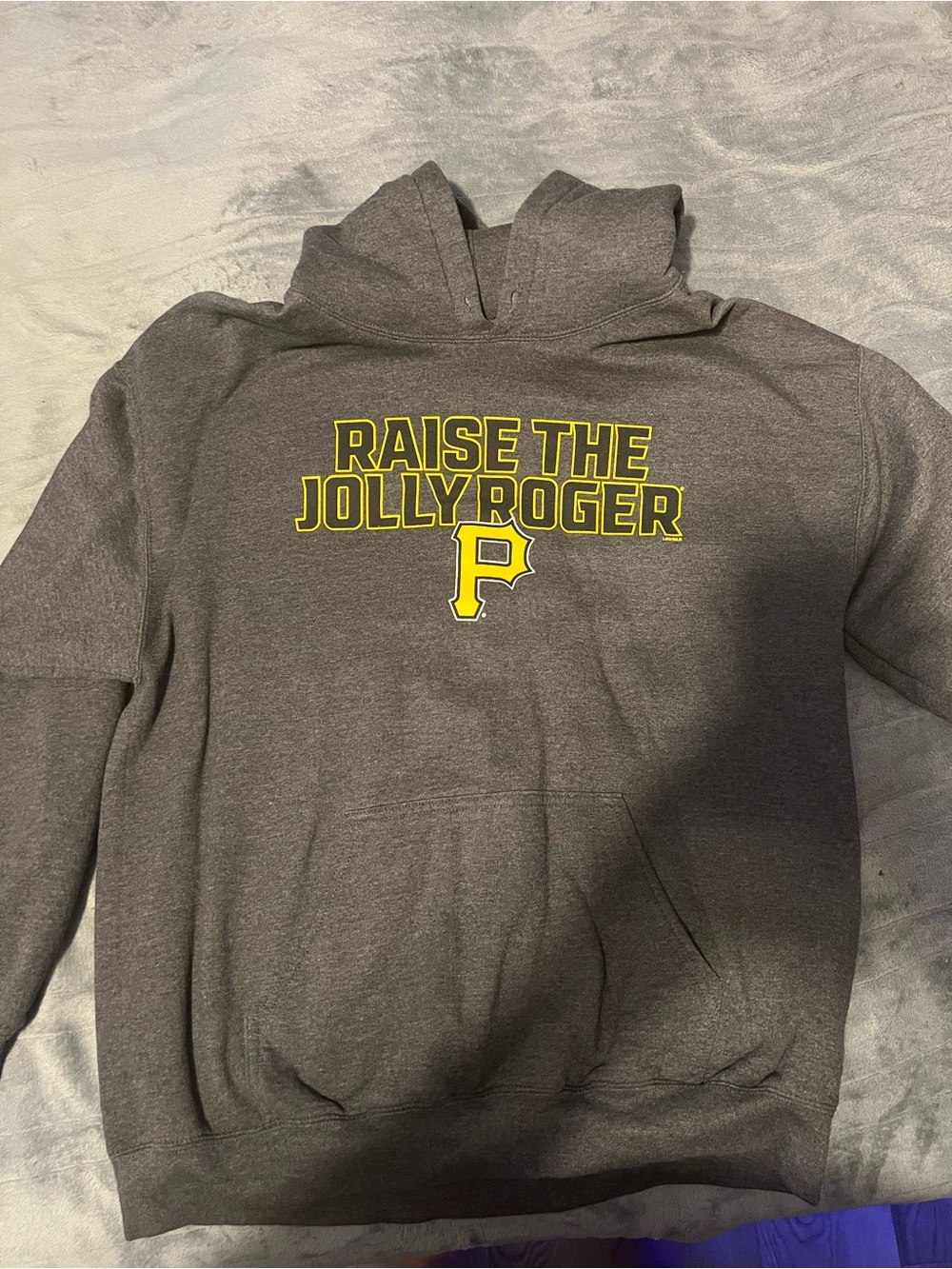 Pittsburgh 'Raise The Jolly Roger' Gray Hoodie